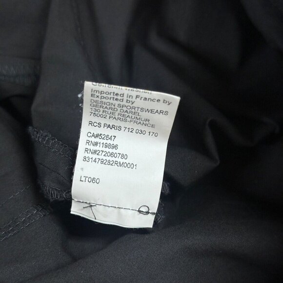 Gerard Darel Dress US 12 Womens Black Henley Sleeveless Shift Leg Slit - Picture 7 of 7